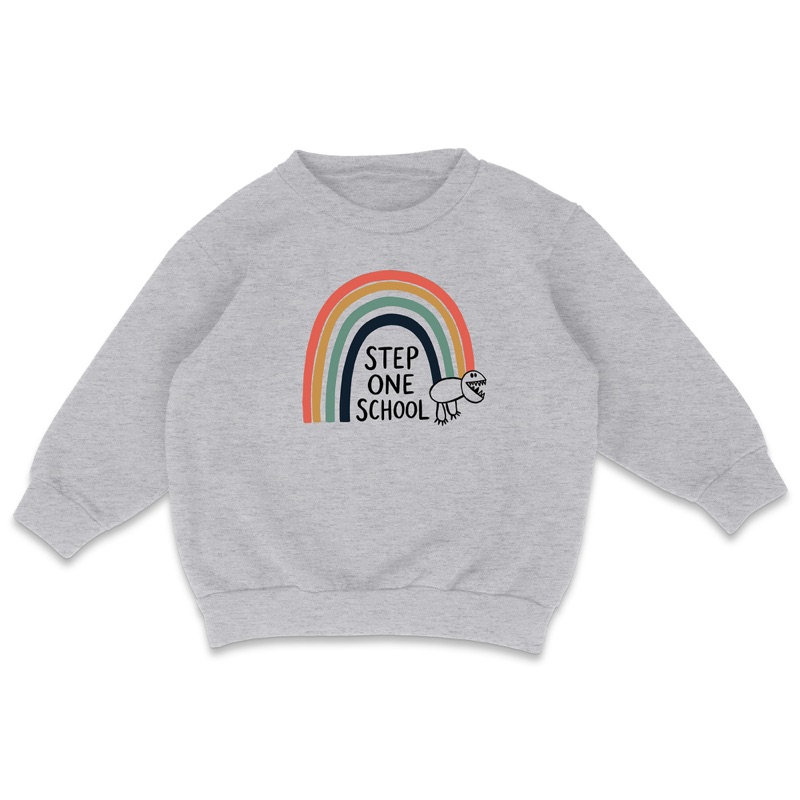 Retro Rainbow kids' sweatshirt
